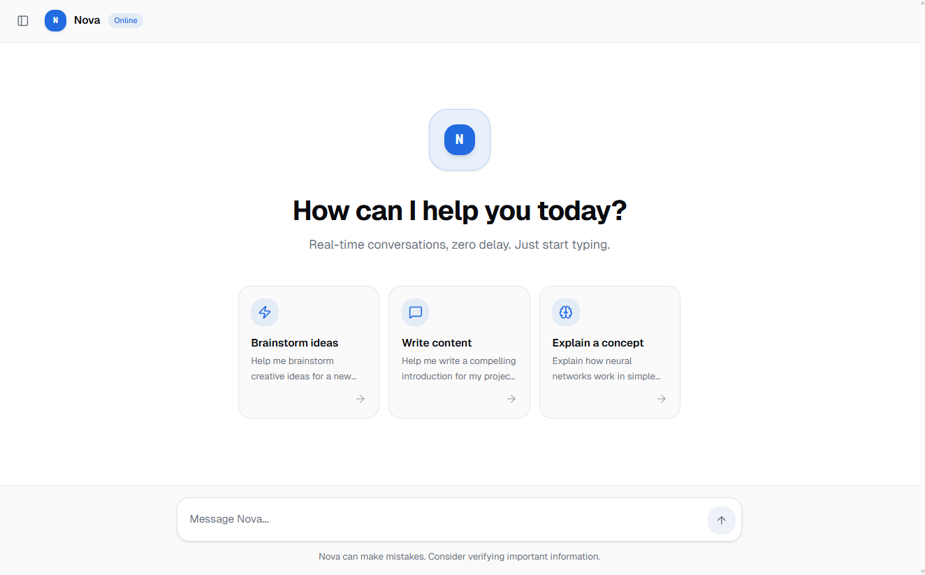 Real-Time Conversations