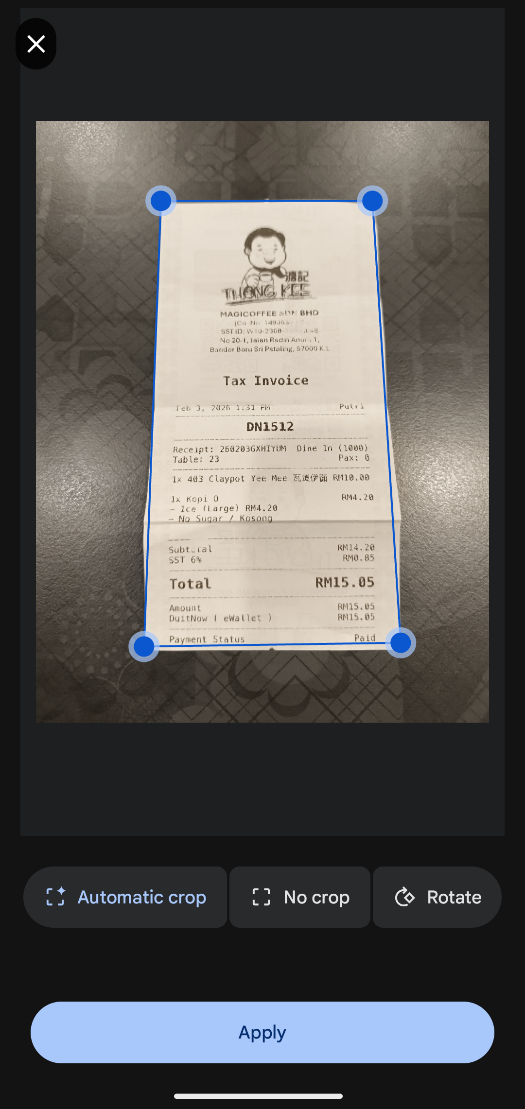 Mobile Scanner Feature 2