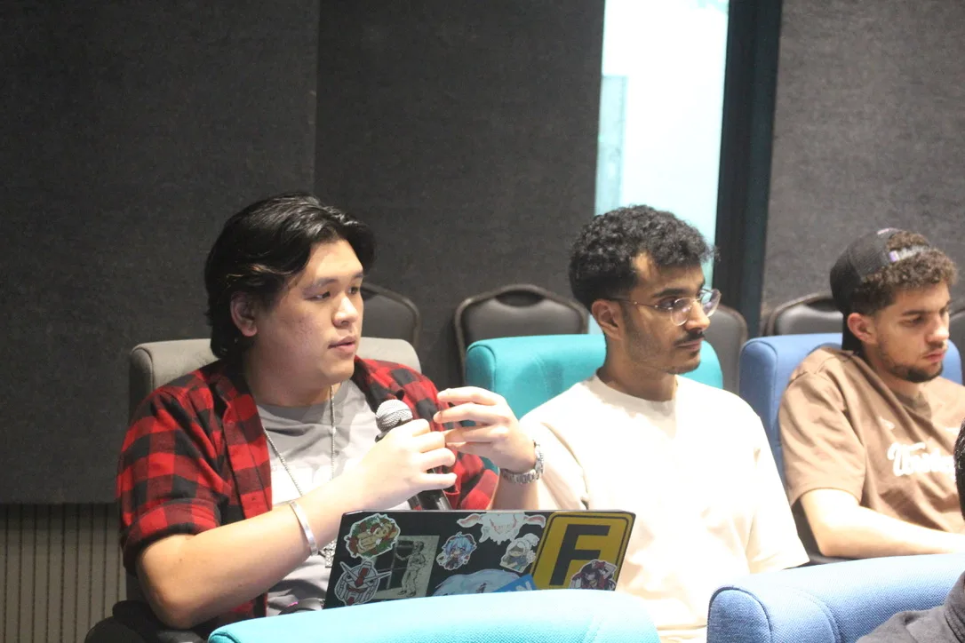 Wide view of the panel discussion