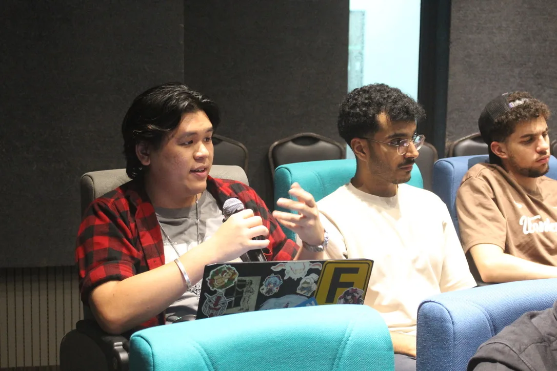 Speaker panel discussion in progress