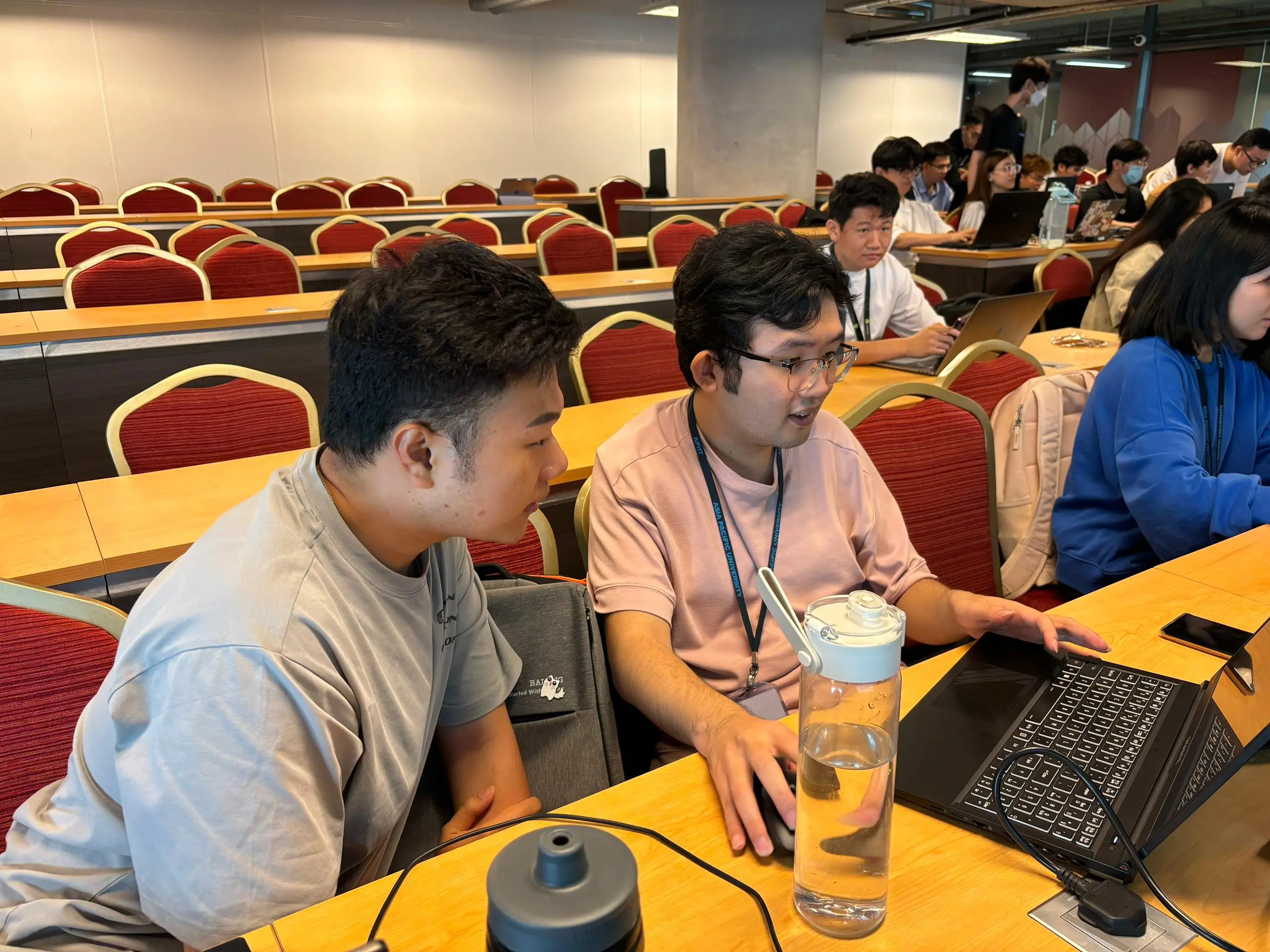Participants discussing the session