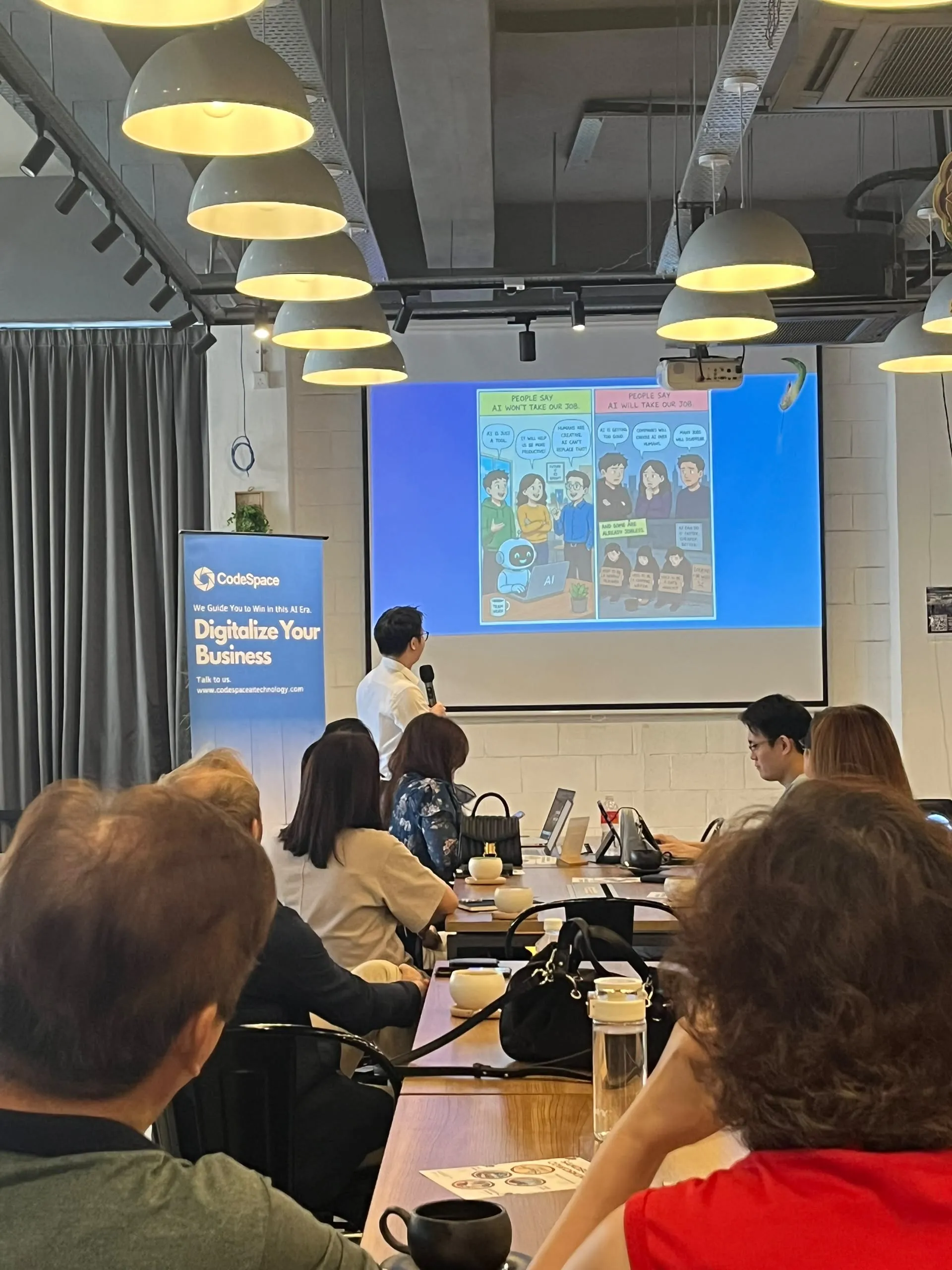 Wide view of AI and jobs discussion