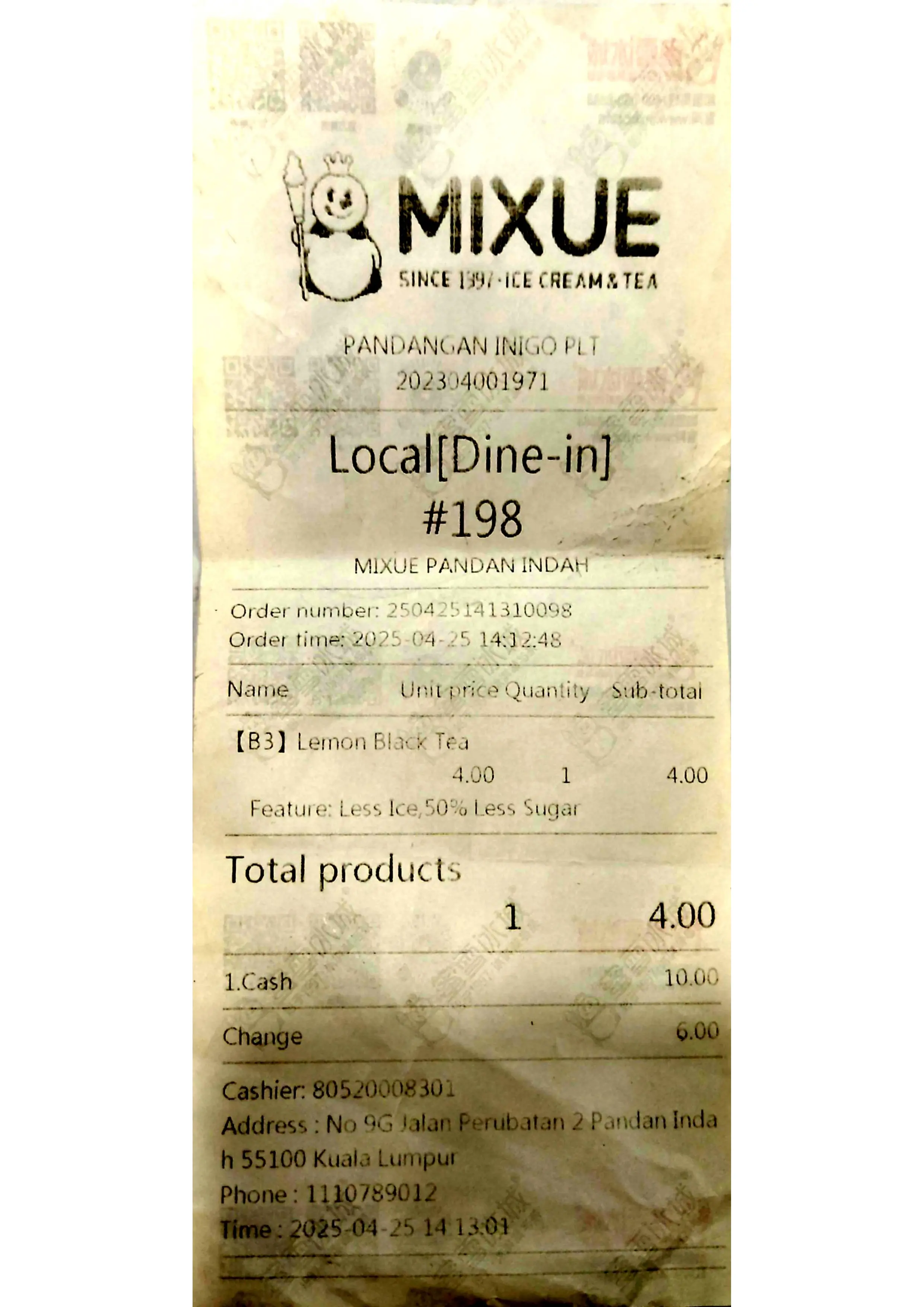 invoice document